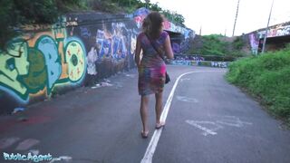 Public Agent Elisa Tiger Fucked Doggystyle Below Highway