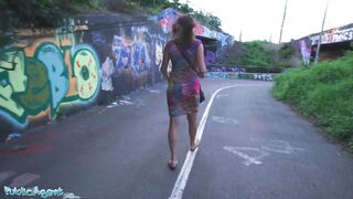 Public Agent Elisa Tiger Fucked Doggystyle Below Highway