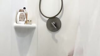 Hidden Shower Camera Catches Wife Peeing Masturbating Dildoing