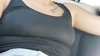 I Got Caught Masterbating In My Car! Serious Orgasm