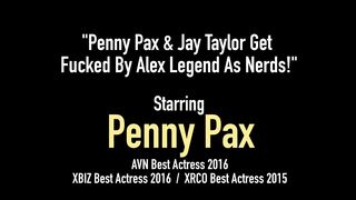 Penny Pax & Jay Taylor Get Fucked By Alex Legend As Nerds