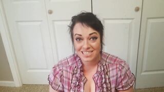 Country Girl Titfuck Blowjob And Cum In Throat! Big Tits Deepthroat Pov