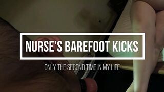 Barefoot Ball Kicks - Patient On His Knees - Nurse Myste - Ballbusting Cbt Femdom