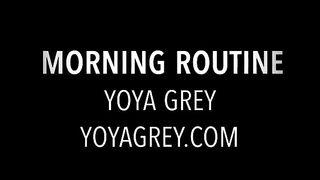 Morning Routine With Yoya Grey Its Legs Workout Day In My Gym