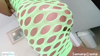 Massive Cumshots In A Big Wet Latina Ass