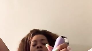 Watch Now Sexy Ebony N Latina Milf Comes Hard From Clit Vibrator