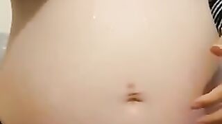 Milf Oils Her Bump