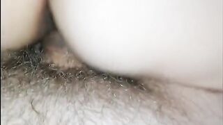 Cumshot In Wife's Pussy. Cum Leaked