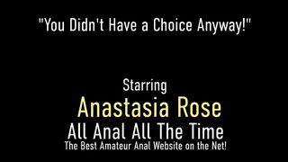 19Yo Anastasia Rose Makes A Cuckold Watch Her Get Ass Fucked