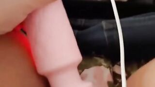 Cums For The First Time With Vibrator