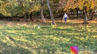 Stepsister Caught Me Filming Her While She's Pissing In The Woods - Girl Peeing In Woods While Hiking