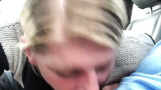 Blonde Hooker Sucks Until I Nut In Her Mouth