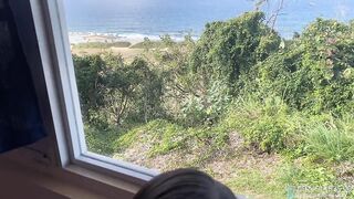 Having Sex With An Amazing View To The Ocean