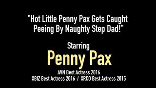 Hot Little Penny Pax Gets Caught Peeing By Naughty Step Dad