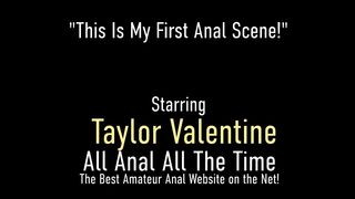 Anal Virgin Taylor Valentine Gets Creampie After Wild Butt Banging