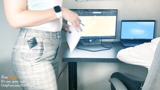 Naughty Secretary Fucks Her Way Out Of Trouble