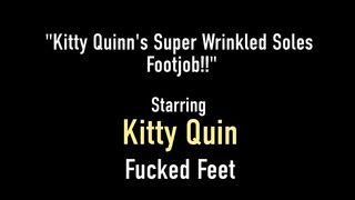 Sexy Blonde Kitty Quinn Gets Her Toes Sucked And Feet Fucked