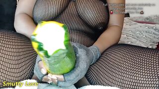 Smutty Luce Pounding The Fuck Out Of Her Asshole [Vegetable Masturbation]