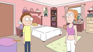 Rick And Morty: A Way Back Home - Sister Sucks And Fucks To Get Back At Her Ex