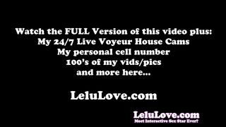 3 Orgasms With 2 Different Dildos & Eating Belly Expansion & More In Behind Scenes Vlog - Lelu Love