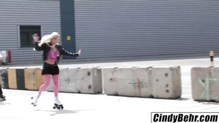 Cindy Behr Good Wife Rollplays As Rollergirl Getting Big Cock