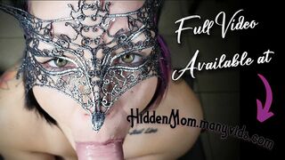 Pov Deepthroat Cum On Tits Silver Mask