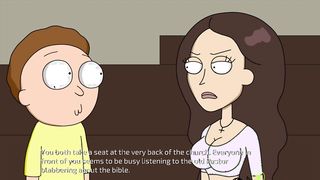 Rick And Morty: A Way Back Home - Tricia Loves God And Loves Huge Cocks