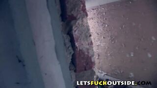 Let's Fuck Outside - Weird Place 3Some W/ Anal