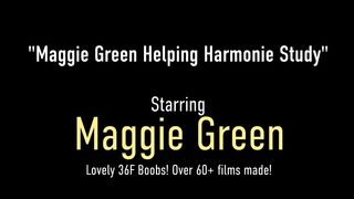 Maggie Green Helps Harmonie Marquis With Masturbation101