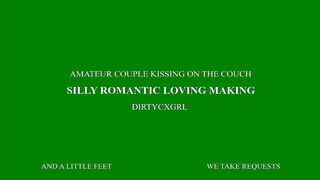 Romantic Amateur Couple, Pillow Talk, Laughing Silly Love And A Little Feet