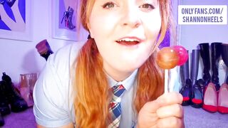 Tasting My Pussy And Ass With Lollipops I Got For Giving A Boy A Blowjob