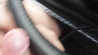 Step Mom Hand Slip And Stuck Into Step Son Dick Making Him Cum On Steering Wheel While Driving