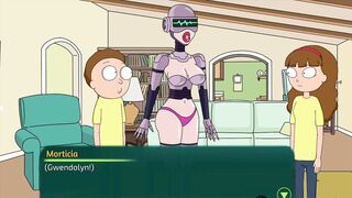 Rick And Morty: A Way Back Home - Got The Sexbot Pregnant And Fucked An Alien Woman