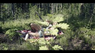 Sanktor 048 - Busty Milf Masturbates In The Forest Till Orgasm