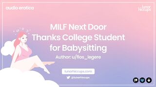 Asmr Milf Next Door Thanks College Student For Babysitting By U/Flos_Legere [Audio Roleplay]