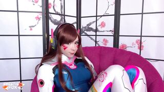 First Painful Anal D.va From Overwatch