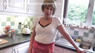 Obedient British Housewife Rosemary Gives Ass To Mouth While The Family Are Out And Tries Her Best To Please Me