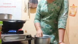 Indian Bhai-Bahan Fuck In Kitchen Clear Hindi Audio