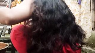 Bangladeshi Girl Akhi Is Bathing And Shaving Her Vagina And Underarm. Sexy Beautiful Girl With Red Dress Showing Her Wet