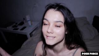 Tiny Teen Craves Big Cock - 18 Yo Porn Newbie Coconey