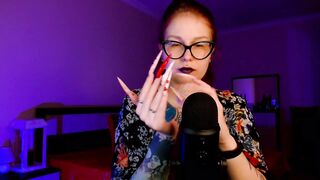 Asmr Long Nails And Glass Bottle