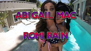 Abigail And Romi Get Wet (Bts Photoshoot) We Love Getting Naked Together