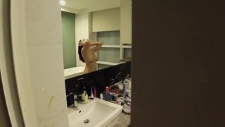 My Brother In Law Spied Me At Bathroom Door But I Have Caught Him And He Fucked Me Hard