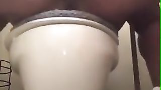 Sex In The Toilet With Long Dick Penis