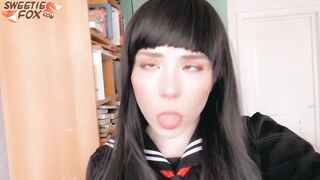 Japanese Student Deep Sucking Dick And Had Cowgirl Sex