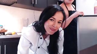 Young Amateur Couple Has Sex In The Kitchen On Webcam