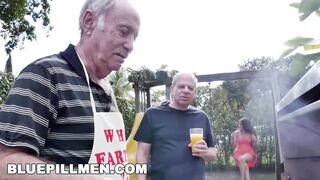 Blue Pill Men - Old Men Have A Cookout With Teen Stripper Jeleana Marie