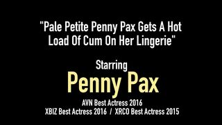 Petite Penny Pax Gets A Hot Load Of Cum On Her Lingerie