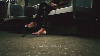 Subway Footjob