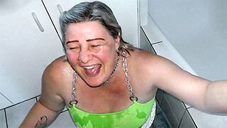 Mature Whore Gets A Huge Stream Of Piss In Her Face